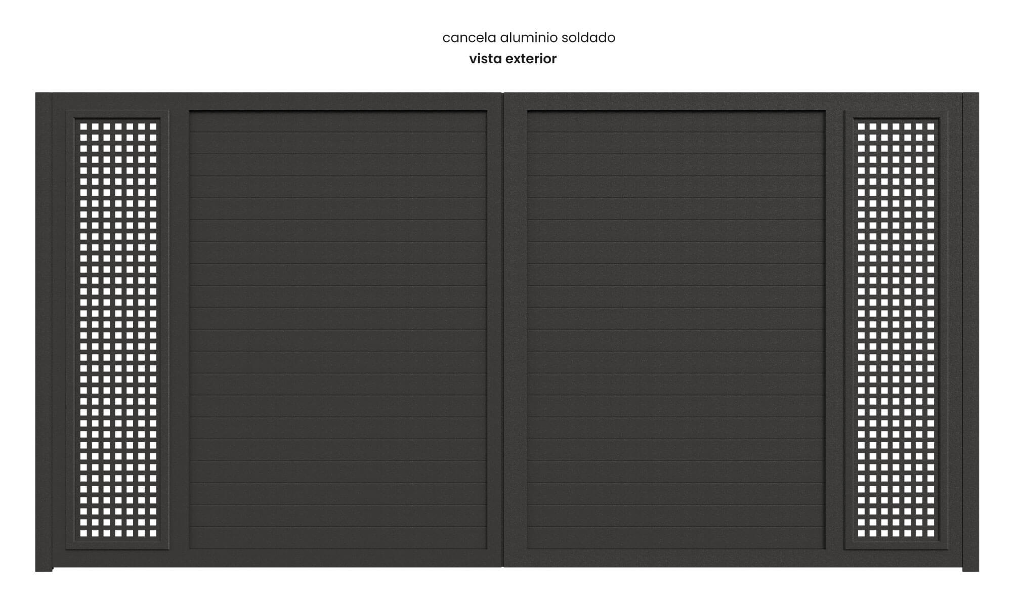 PUERTA ALUMINIO SOLDADO ATENAS - Imagen 5