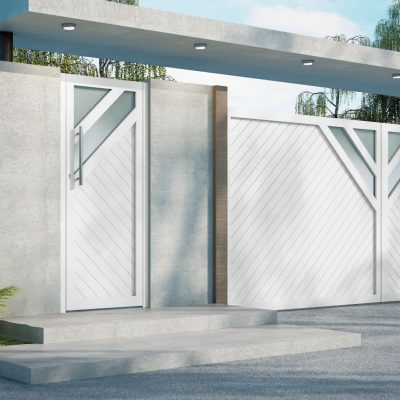 PUERTA ALUMINIO SOLDADO BARCELONA