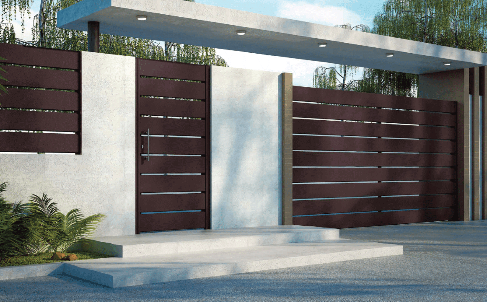 PUERTA ALUMINIO SOLDADO MYKONOS