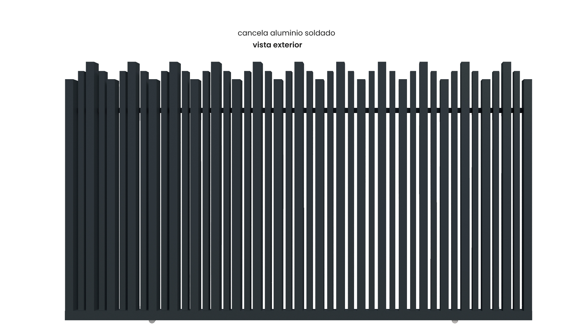 PUERTA ALUMINIO SOLDADO CHICAGO - Imagen 5
