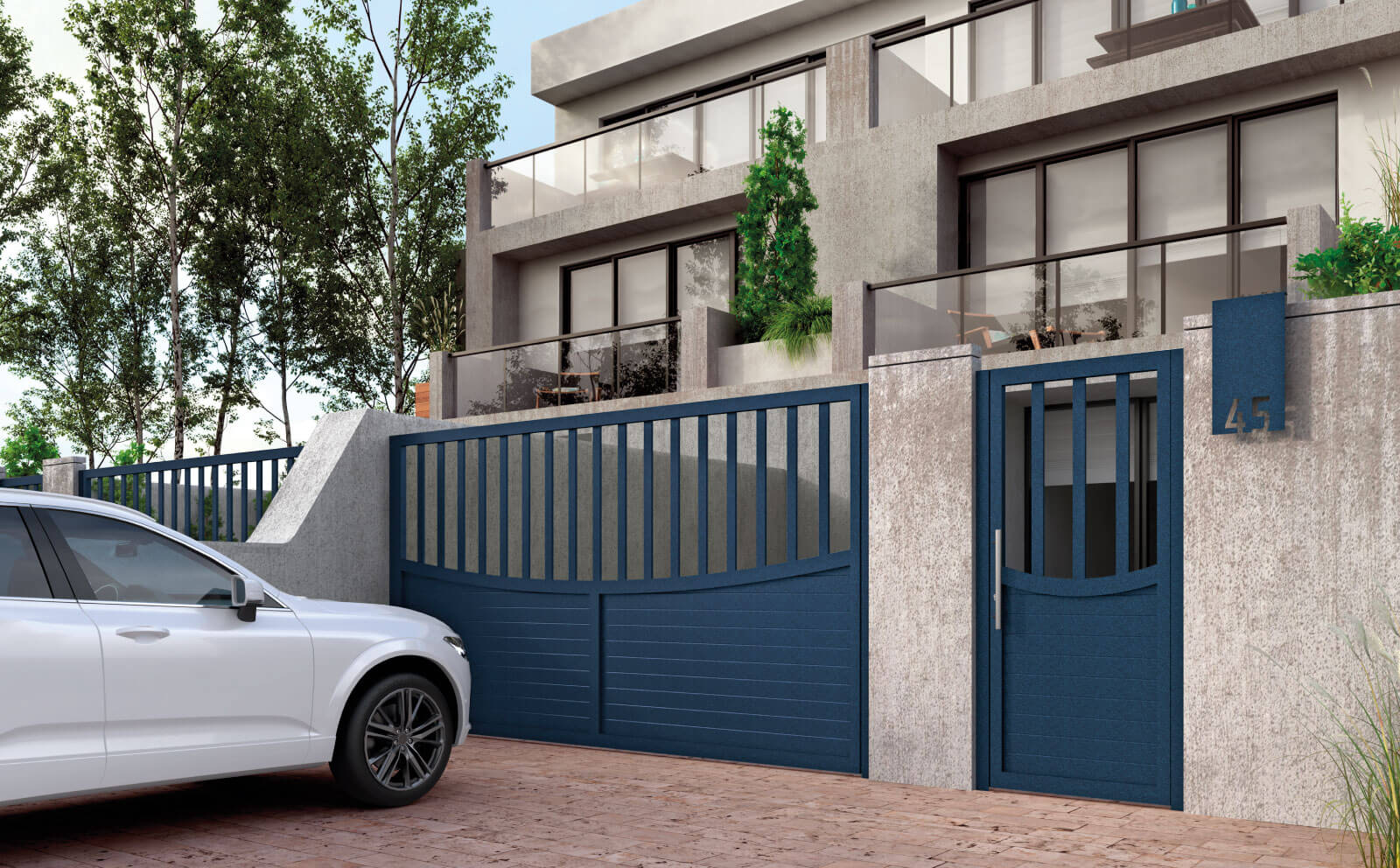 PUERTA ALUMINIO SOLDADO FORMENTERA