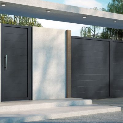 PUERTA ALUMINIO SOLDADO GRIÑÓN