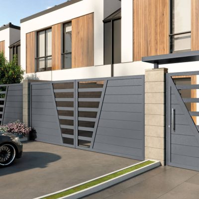 PUERTA ALUMINIO SOLDADO MADRID