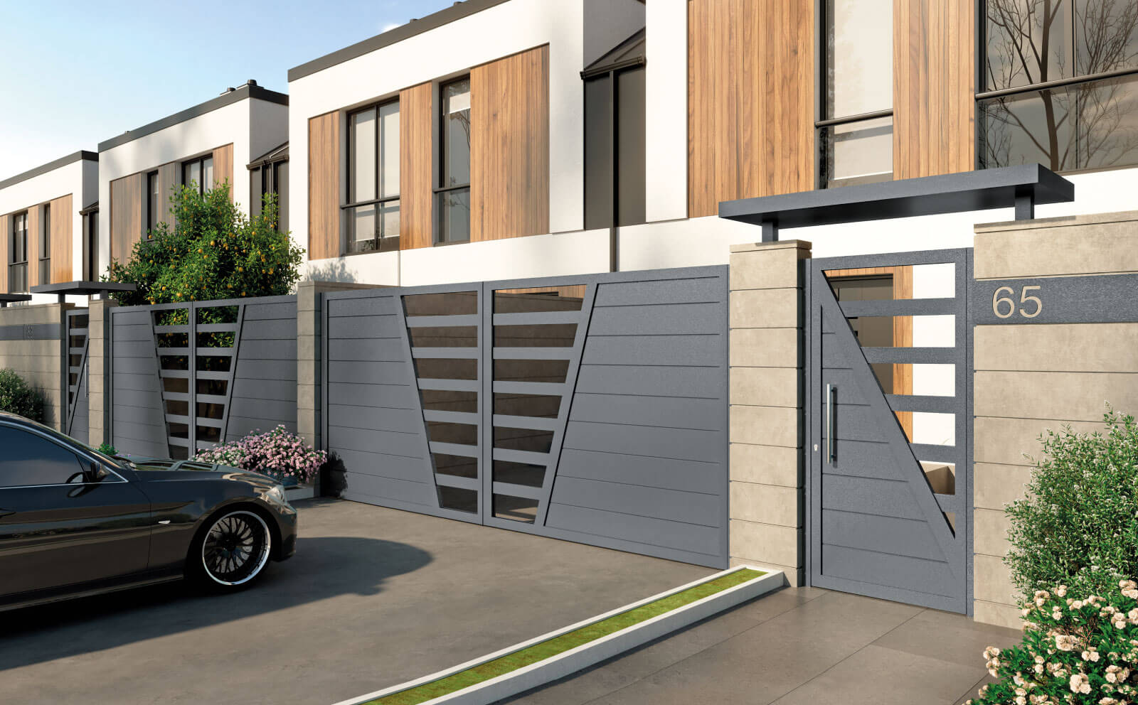 PUERTA ALUMINIO SOLDADO MADRID