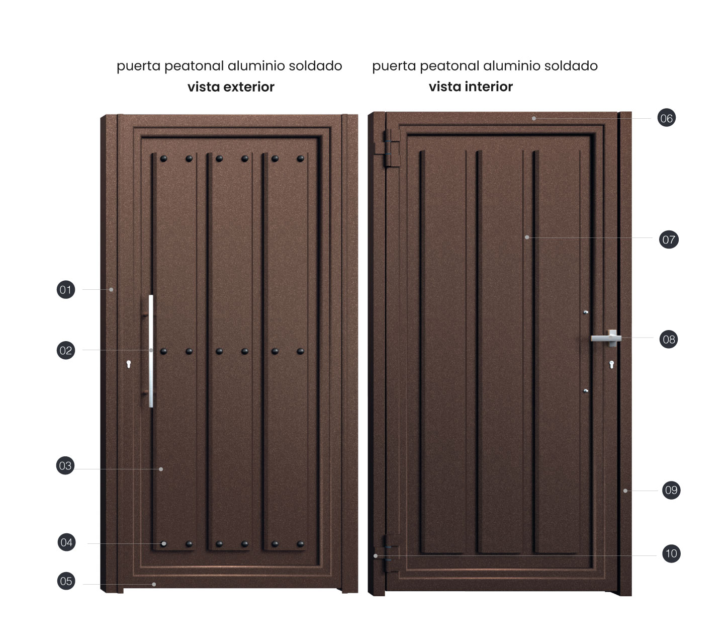 PUERTA ALUMINIO SOLDADO NAVACERRADA - Imagen 4