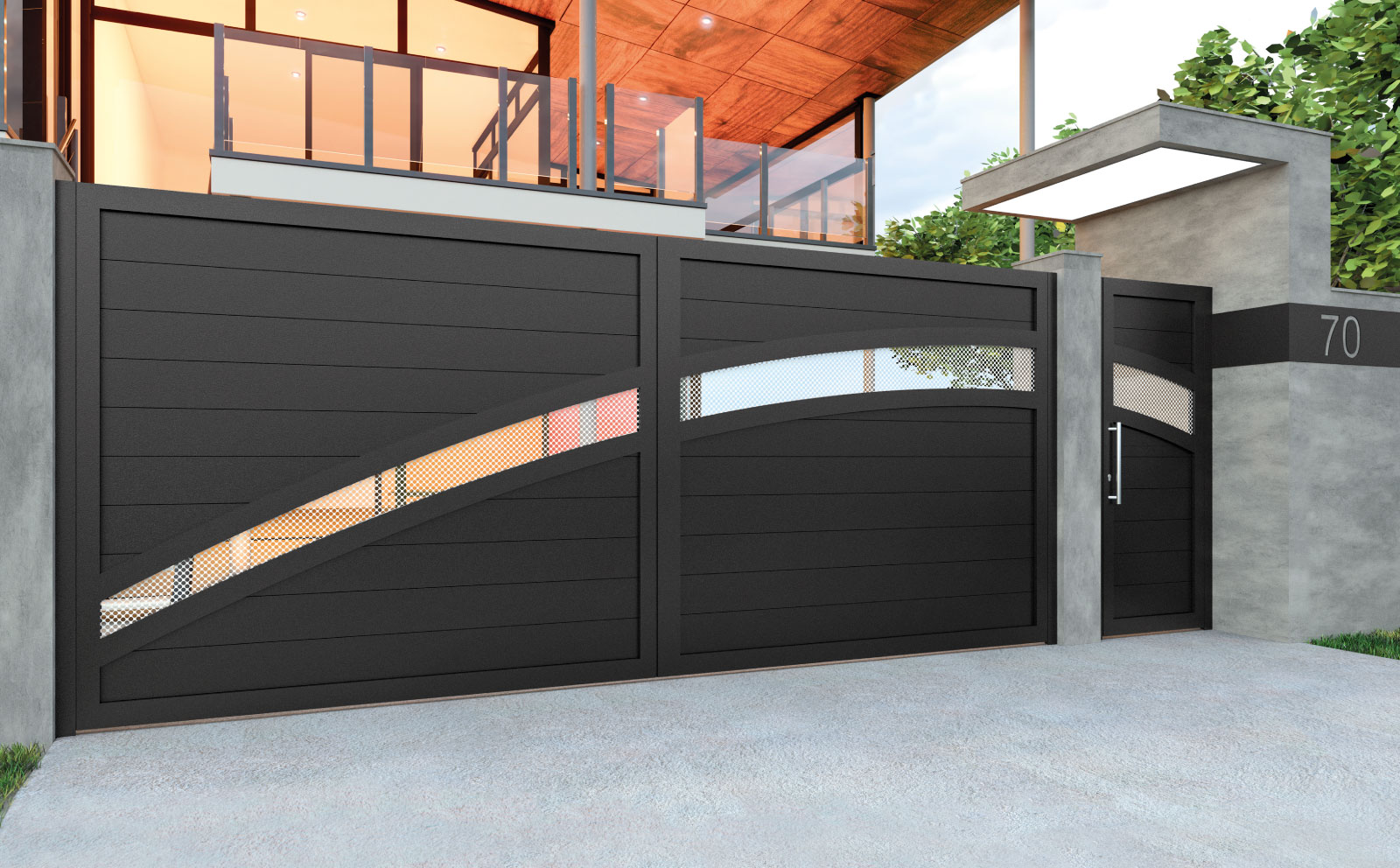 PUERTA ALUMINIO SOLDADO PARIS