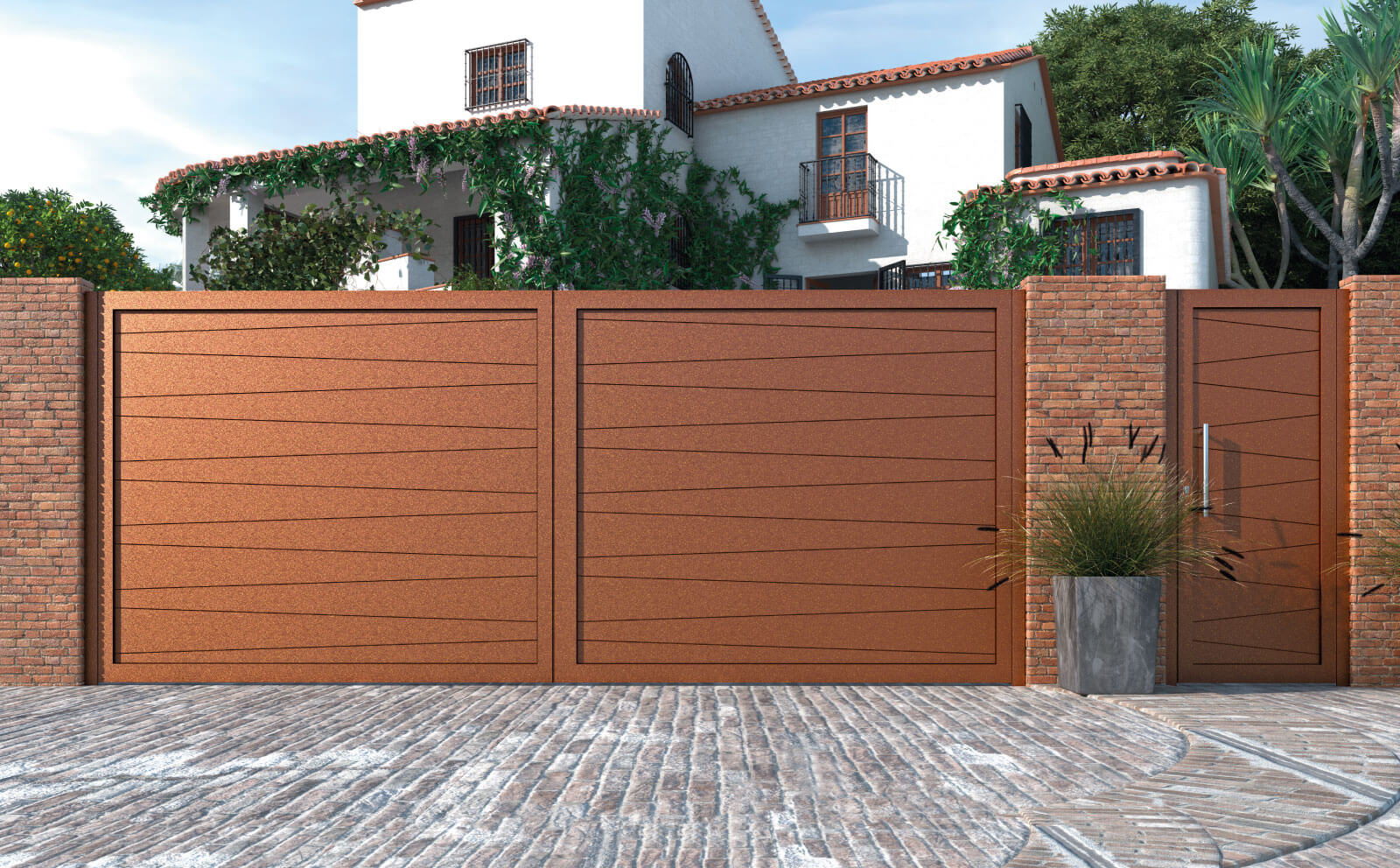 PUERTA ALUMINIO SOLDADO TOLEDO